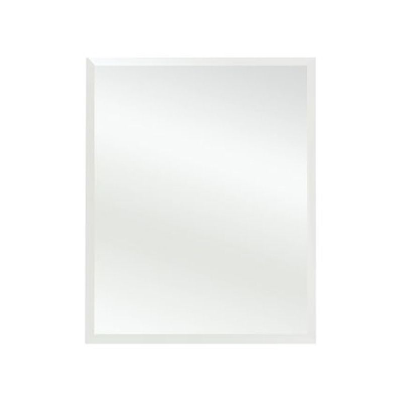 Reflections Mirror Rectangle Beveled Glass Cabinet 24x30x5 w/Stainless Steel Cabinet Body