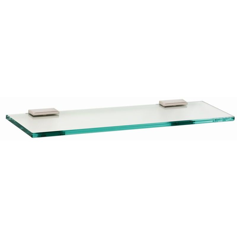 Arch 18" Glass Shelf w/Brackets in Polished Nickel