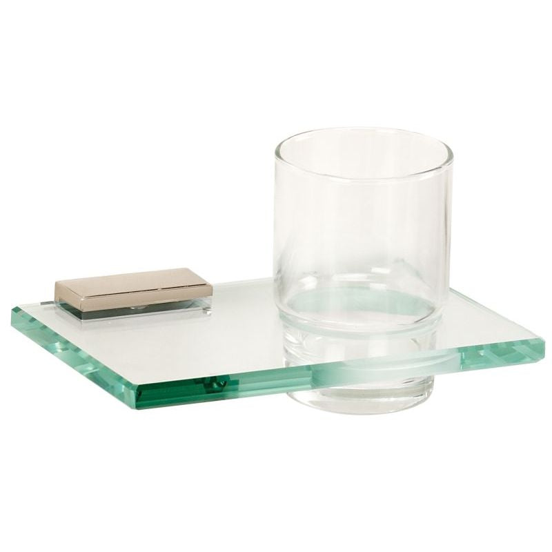 Arch Tumbler Holder w/Tumbler in Polished Nickel