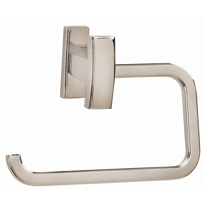 Arch Single Post Toilet Paper Holder in Satin Nickel