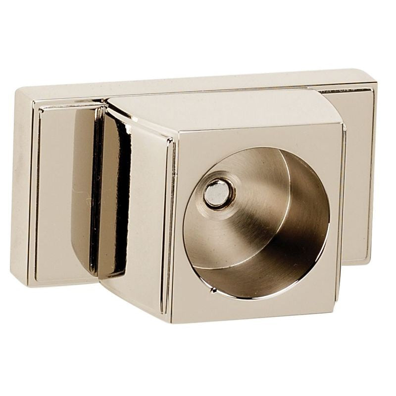 Arch Shower Rod Brackets in Polished Nickel