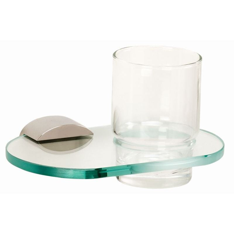 Contemporary III Tumbler Holder w/Tumbler in Polished Nickel