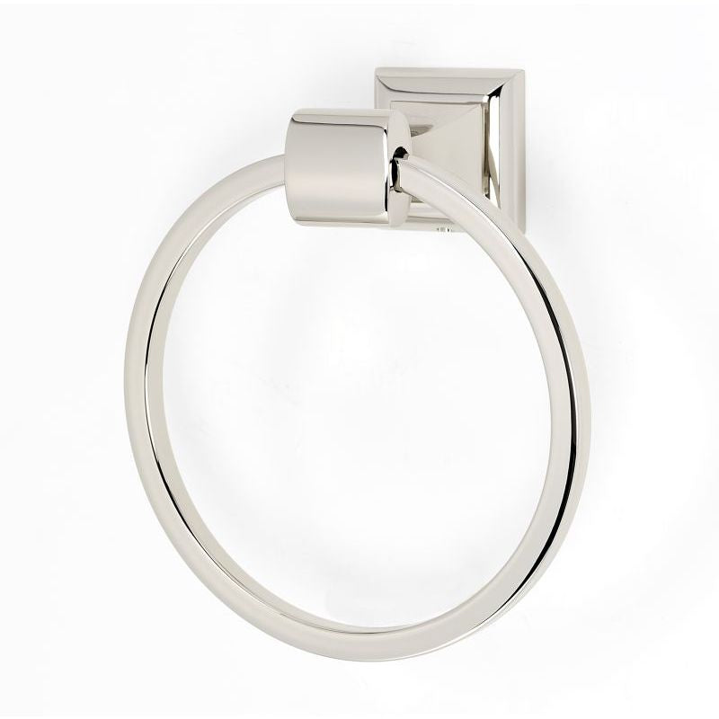 Manhattan 6" Towel Ring in Polished Nickel