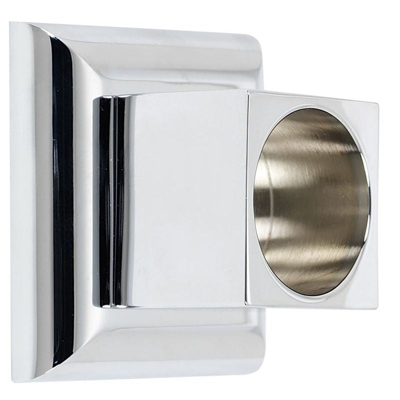 Manhattan Shower Rod Brackets in Polished Chrome