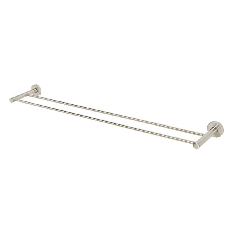 Contemporary I 30" Double Towel Bar in Satin Nickel