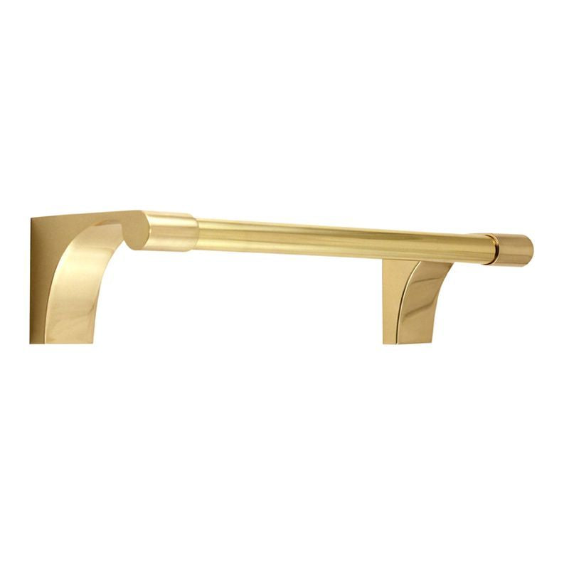 Luna 8" Towel Bar in Polished Brass