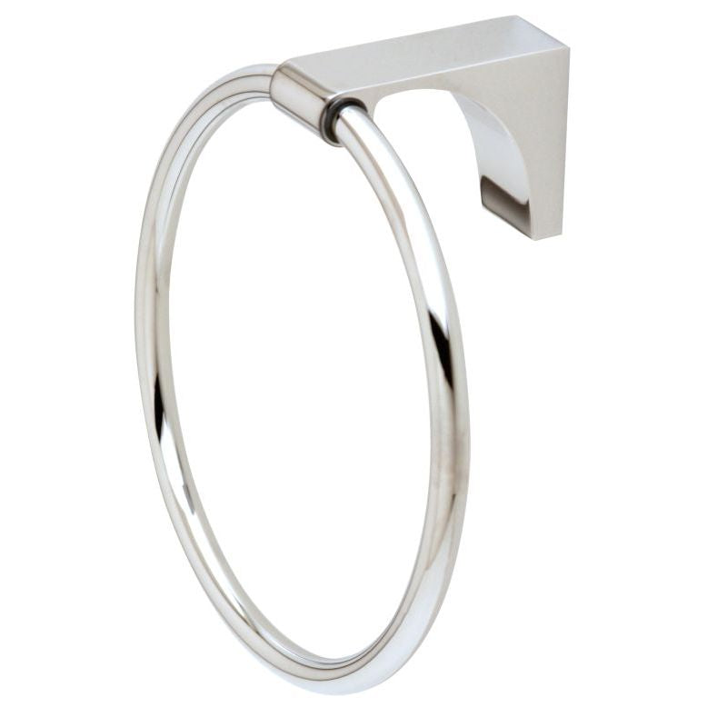 Luna 6" Towel Ring in Polished Chrome