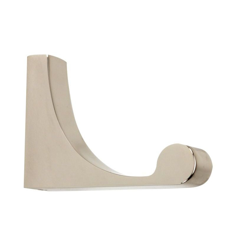 Luna Single Robe Hook in Polished Nickel