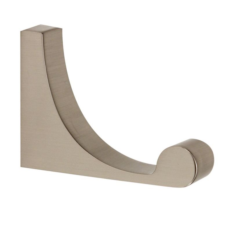 Luna Single Robe Hook in Satin Nickel