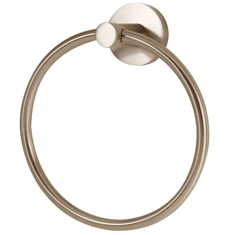 Contemporary I 6" Towel Ring in Satin Nickel