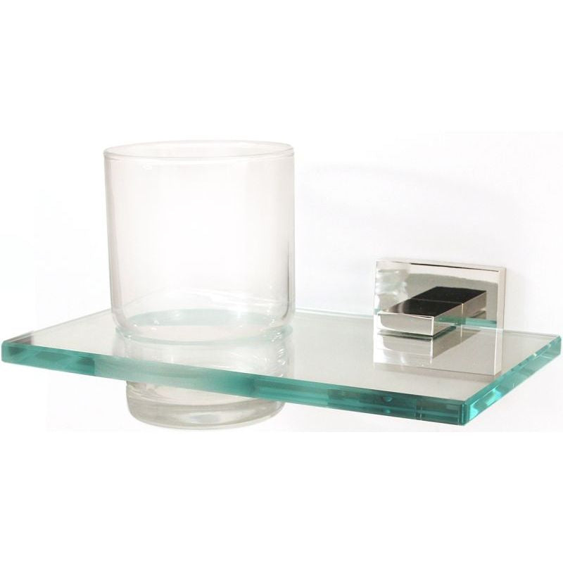 Contemporary II Tumbler Holder w/Tumbler in Polished Chrome