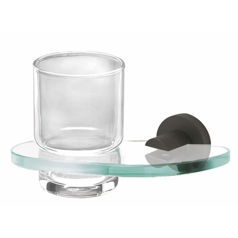 Contemporary I Tumbler Holder w/Tumbler in Bronze