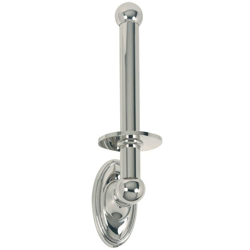 Classic Trad Reverse Toilet Paper Holder in Polished Chrome