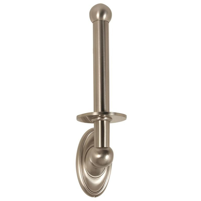 Classic Trad Reverse Toilet Paper Holder in Satin Nickel