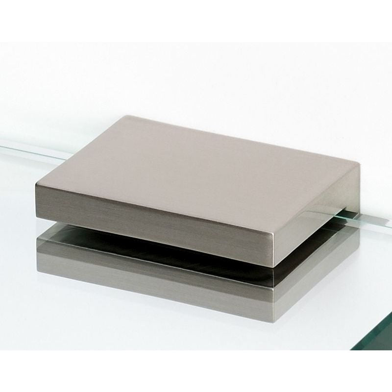 Contemporary II Shelf Brackets in Satin Nickel