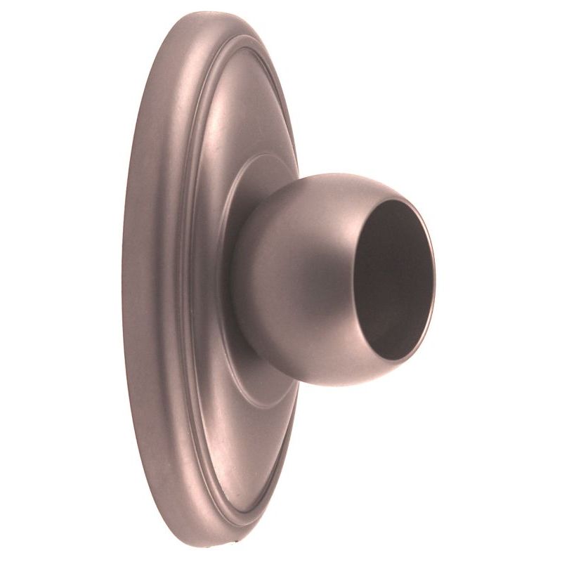 Classic Traditional Shower Rod Brackets in Chocolate Bronze