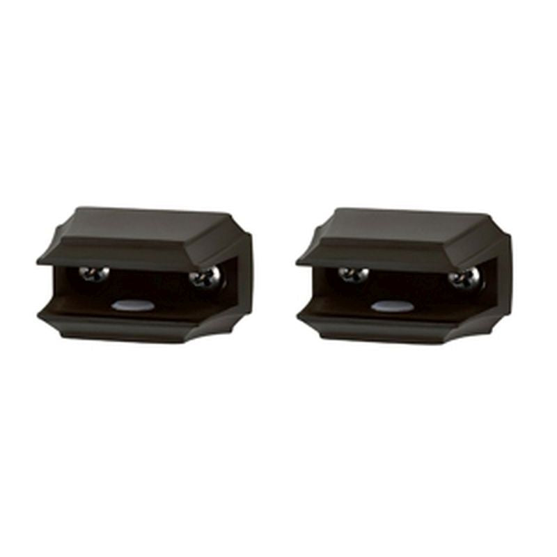 Geometric Shelf Brackets in Chocolate Bronze