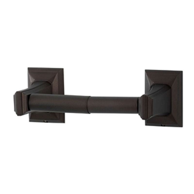 Geometric Toilet Paper Holder in Chocolate Bronze