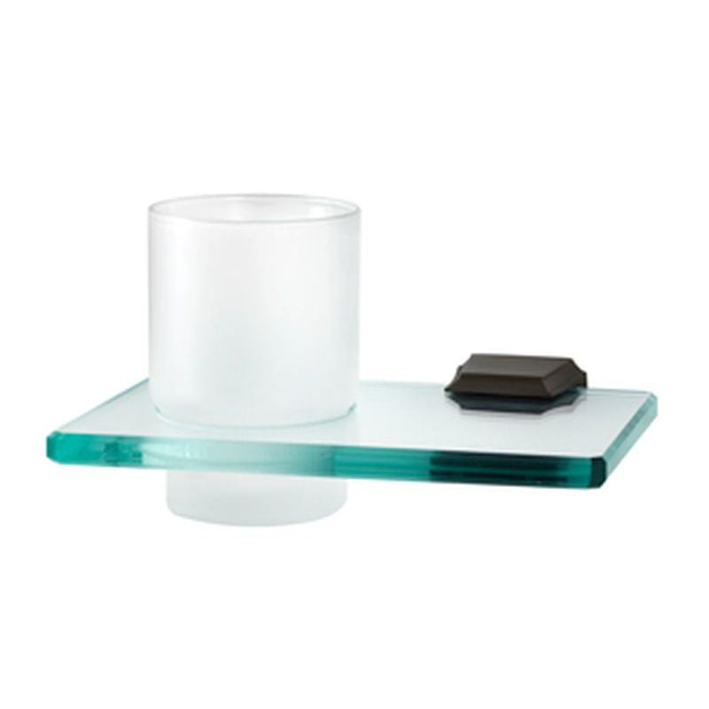 Geometric Tumbler Holder w/Tumbler in Chocolate Bronze