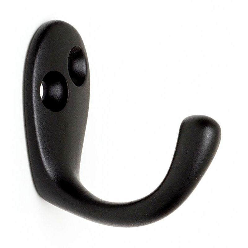 1-3/8" Robe Hook in Matte Black