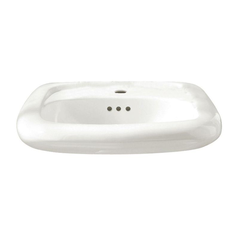 Murro 22x21-1/4" Wall-Hung Lav Sink in Linen w/Center Faucet Hole