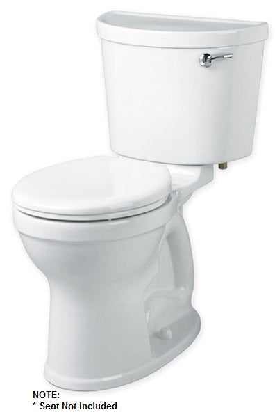 Champion PRO 2-pc Toilet No Seat Round Front Right Height with Right Side Mounted Trip Lever White