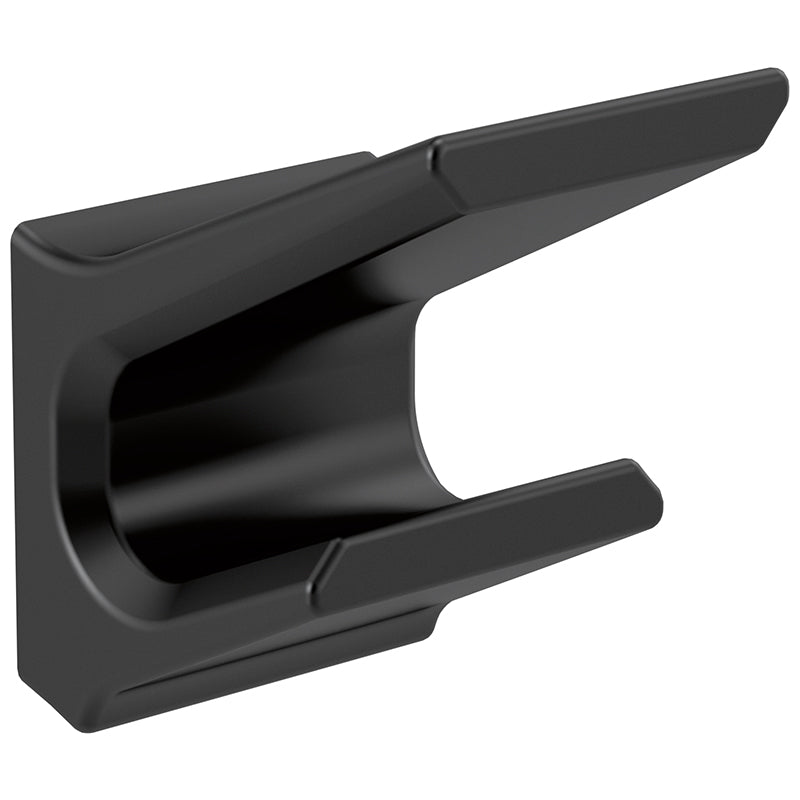 Pivotal Double Robe Hook in Matte Black
