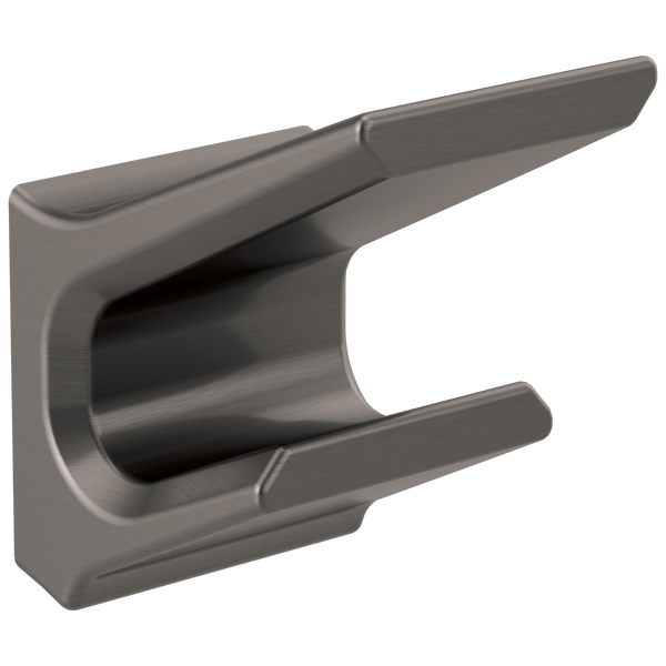 Pivotal Double Robe Hook in Black Stainless