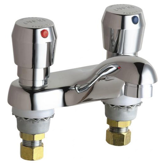 Metering Faucet In Chrome