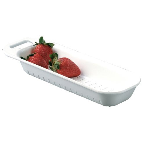 Colander 17"x7-1/4"x2-1/2" in White Heat