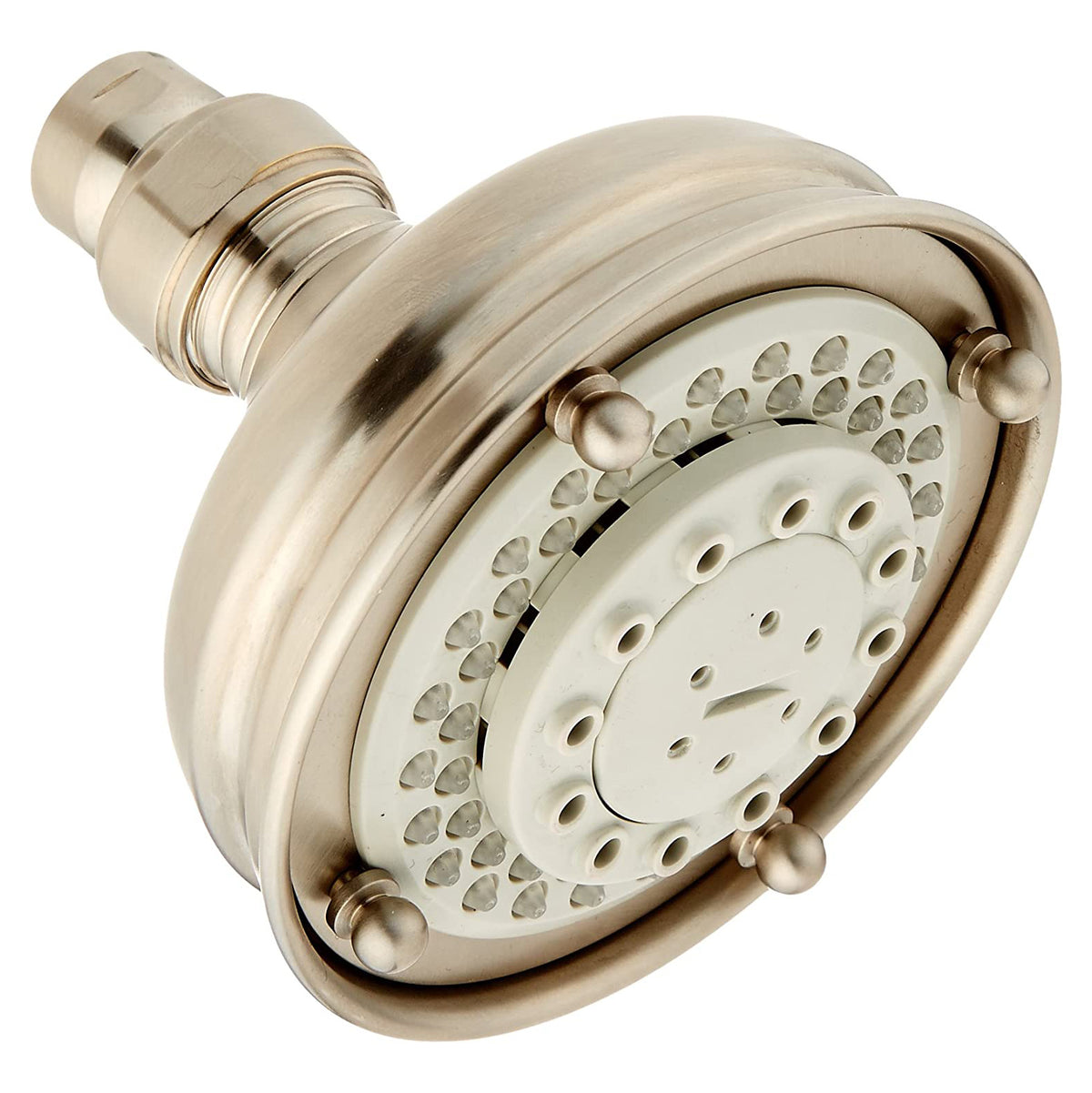 Santena Multi-Function Showerhead In Satin Nickel