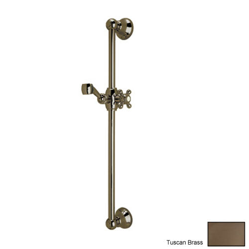 Slide Bar W/Handshower Bracket In Tuscan Brass