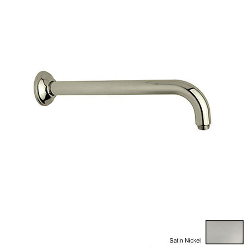 Shower Collection Wall Mount Shower Arm & Flange In Satin Nickel