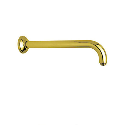 Shower Collection Wall Mount Shower Arm & Flange In Inca Brass