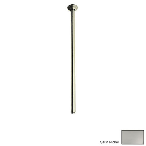 Shower Collection Ceiling Mount Shower Arm & Flange In Satin Nickel