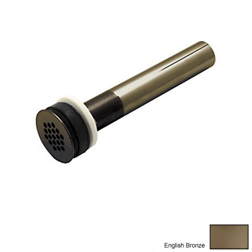 Non-Slotted Grid Drain w/10" Tailpiece English Bronze