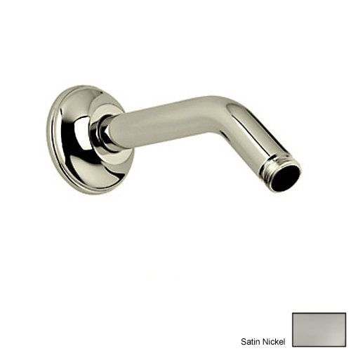Shower 7-7/16" Wall Mount Shower Arm & Flange in Satin Nickel