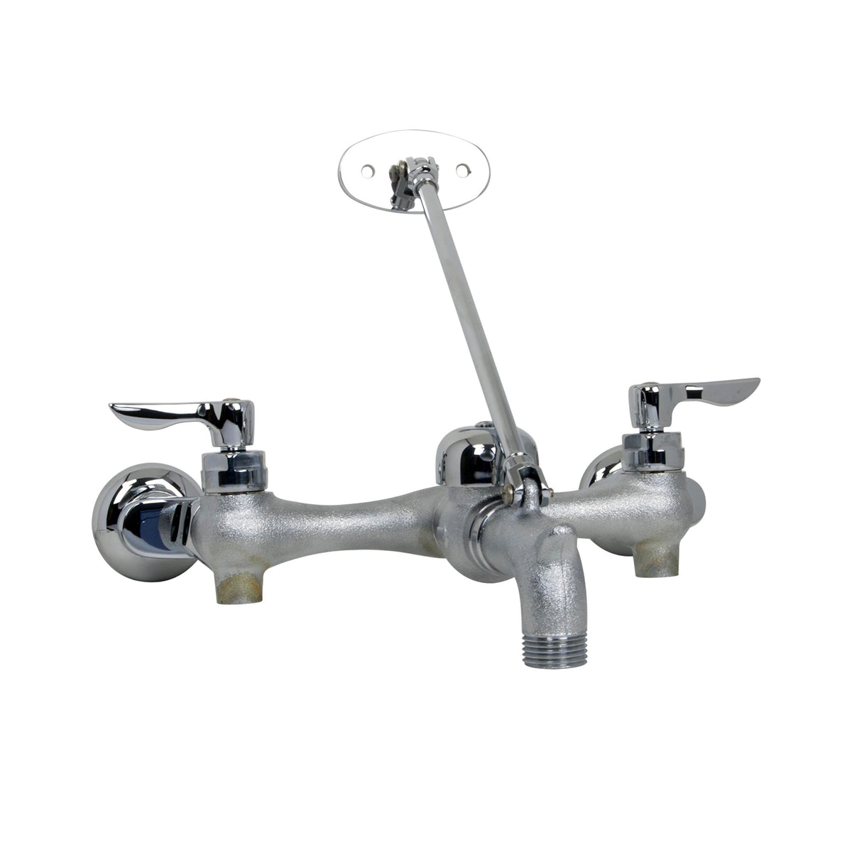 Wall Mount Service Faucet In Rough Chrome