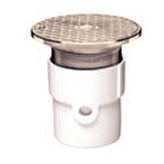 CLEANOUT 4 ABS BODY GENERAL PURPOSE HUB END 84159 6 NICKEL ROUND COVER