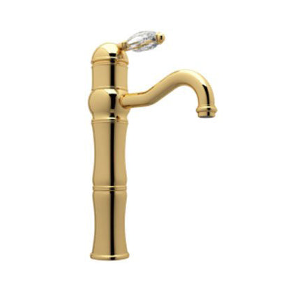 Acqui 13-1/8" Single Hole Vessel Lav Faucet in Inca Brass