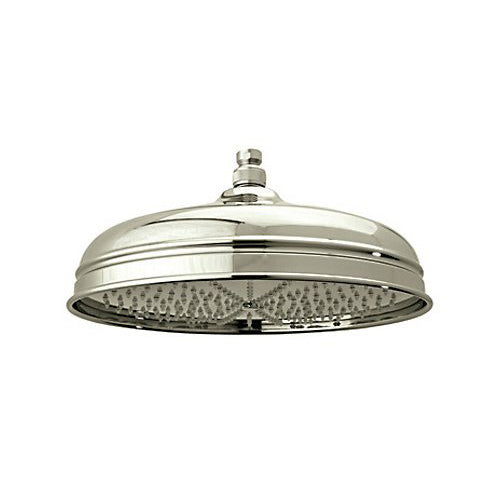 Bordano Single-Function Rain Showerhead In Satin Nickel