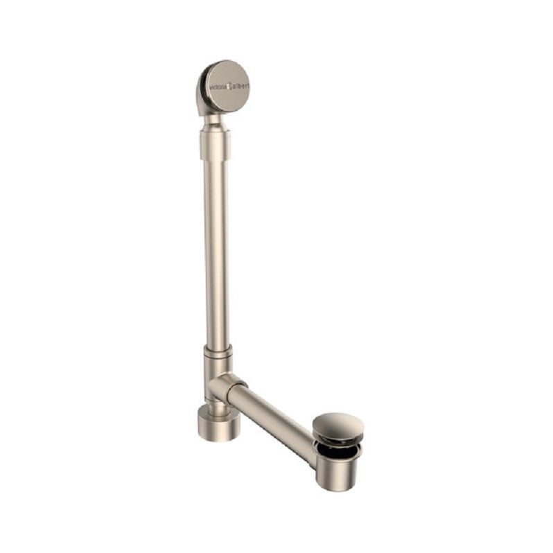 Victoria & Albert Freestanding Above Floor Tub Drain Kit in Brushed Nickel