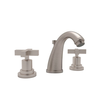 Avanti C-Spout Widespread Lavatory Faucet in Satin Nickel