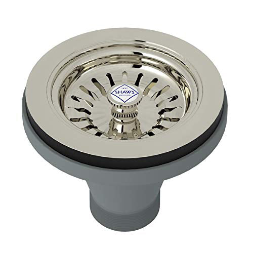 Shaw's Manual Sink Basket in Polished Nickel