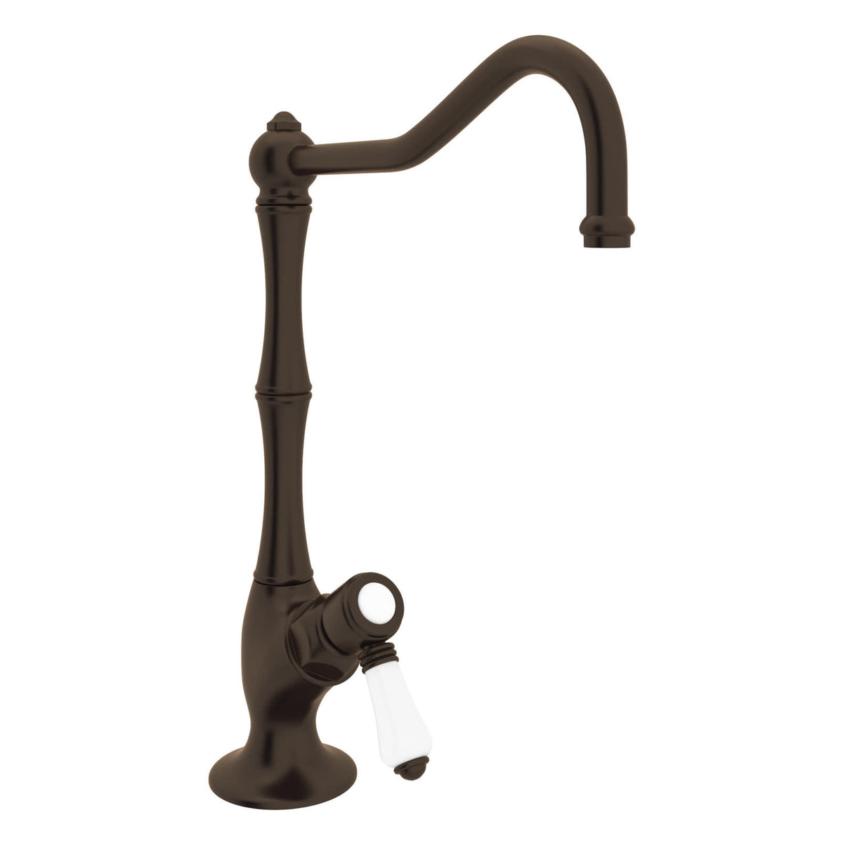 Column Spout Filter Faucet in Tuscan Bronze w/Mini Porcelain Lever