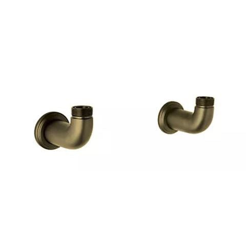 Pair of Wall Unions in English Bronze
