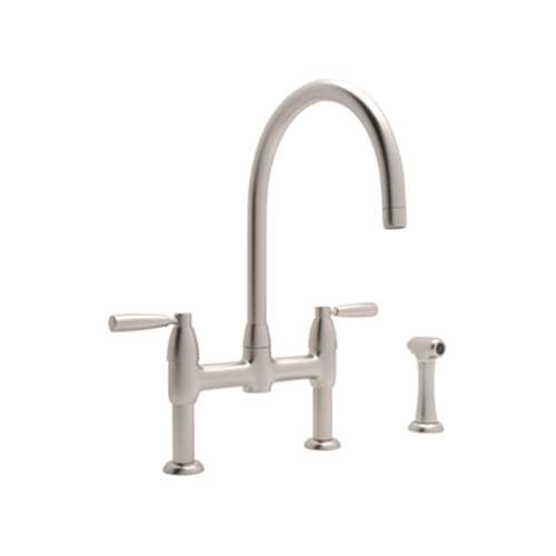 SINK FCT U.4273LS-STN-2 CONTEMPORARY BRIDGE W/SPRY