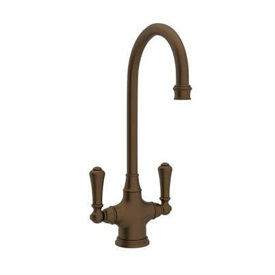 Georgian Era Single Hole Bar/Food Prep Faucet in English Bronze
