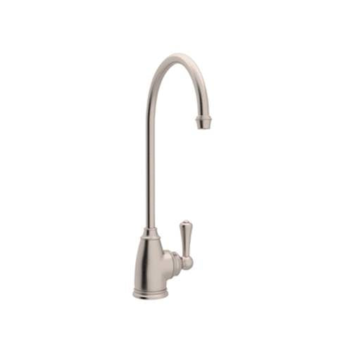 Georgian Era C-Spout Filter Faucet in Satin Nickel