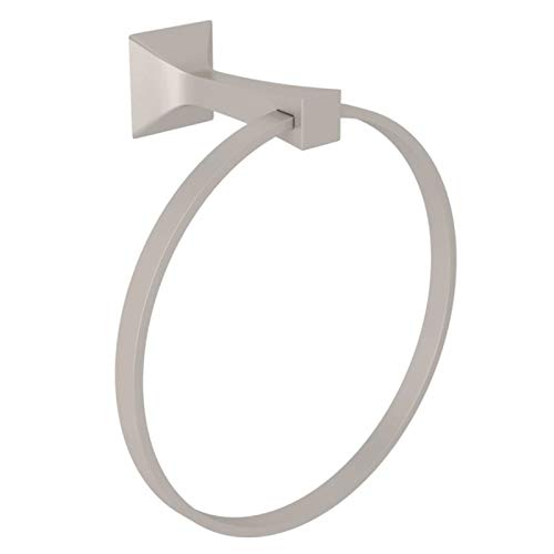 Vincent Towel Ring in Satin Nickel